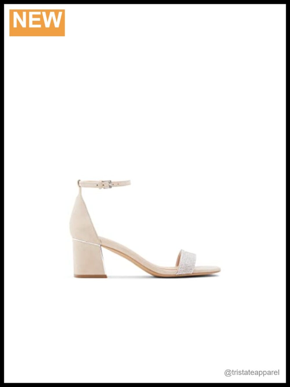 ALDO Kedeaviel Studded Leather Wedge Heeled Sandals Ankle Strap
